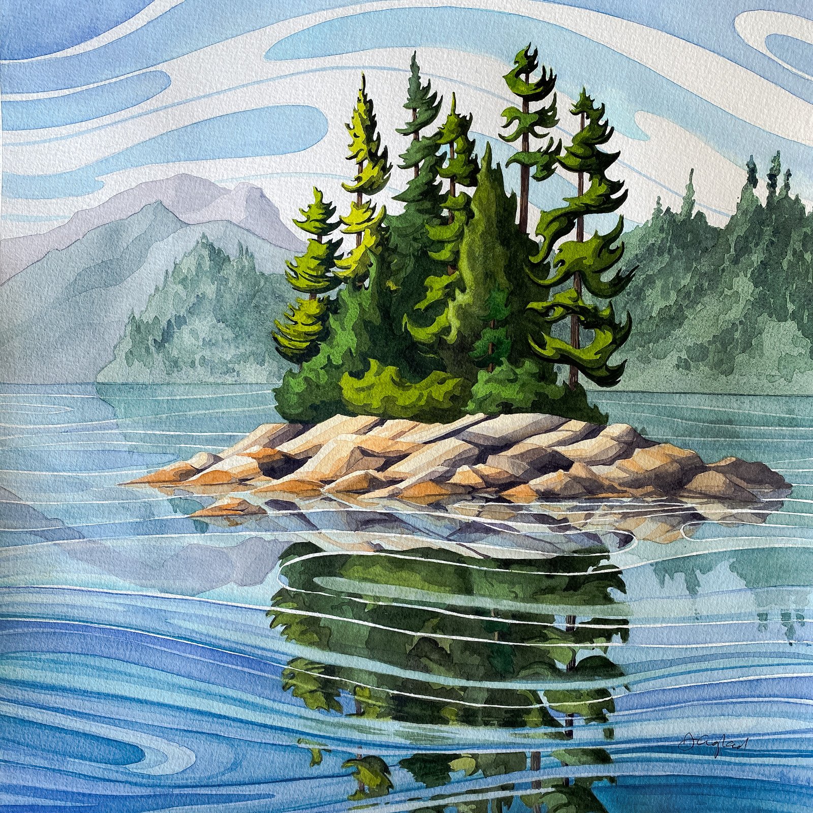 Mirror, Mirror 12" x 12"